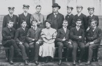 Oberprima des Reuchlingymnasiums Pforzheim, 1909/10
